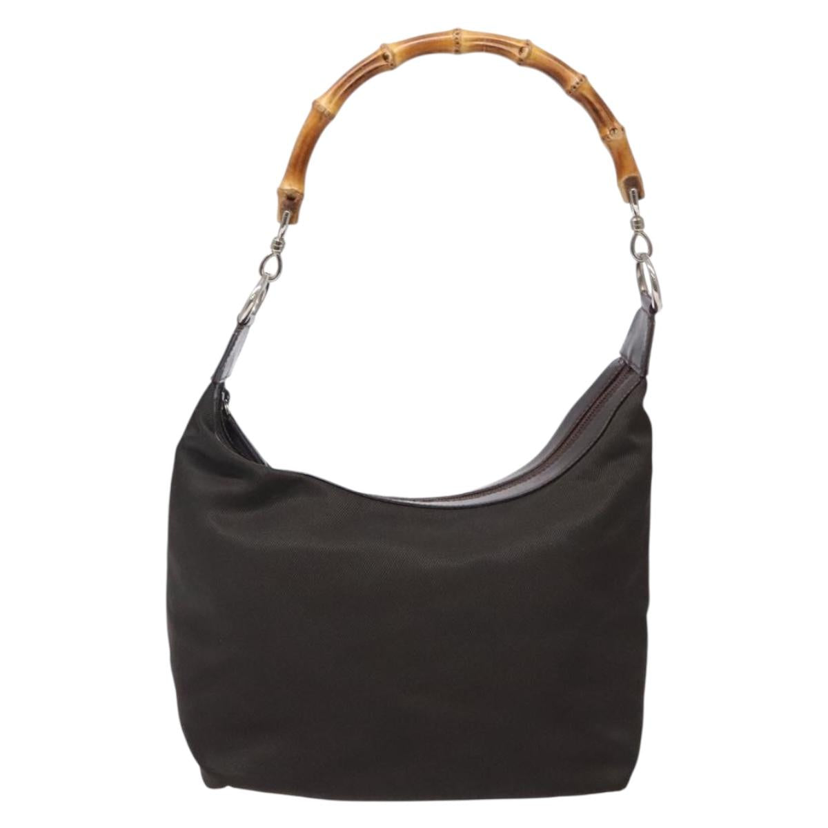 Gucci Brown Bamboo Shoulder Bag