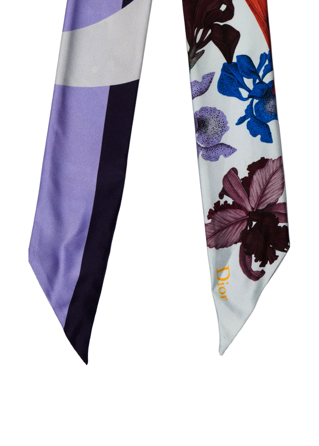Dior Floral Twilly Scarf