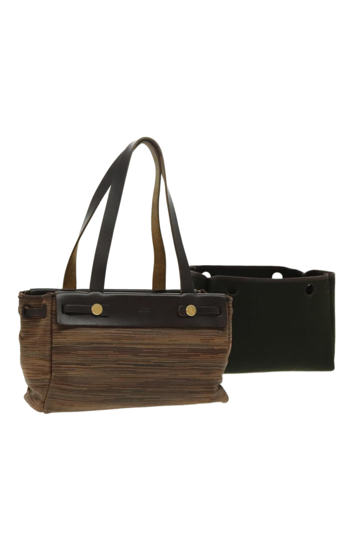 Hermès Herbag Green and Brown