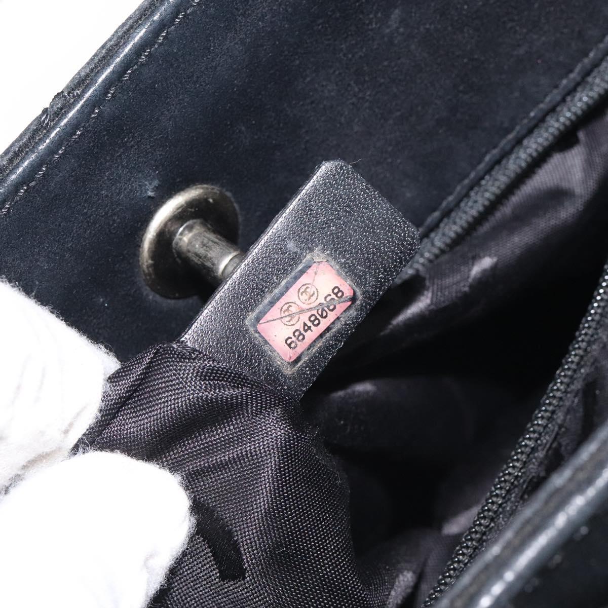 Chanel Black Suede Tote