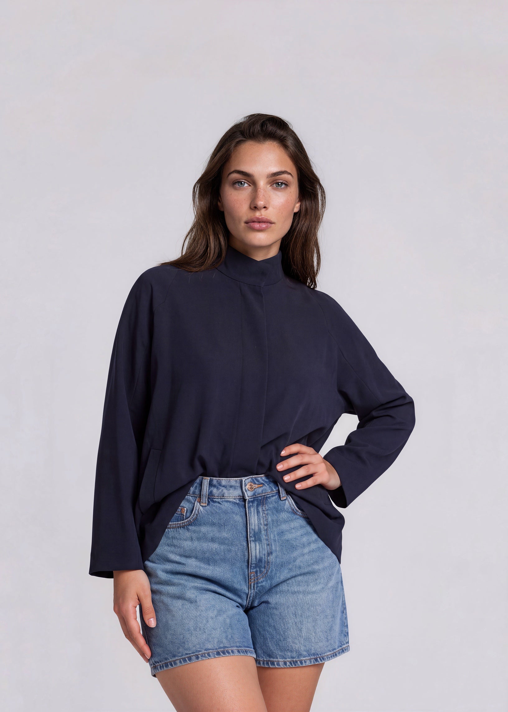 Armani Navy Short Jacket