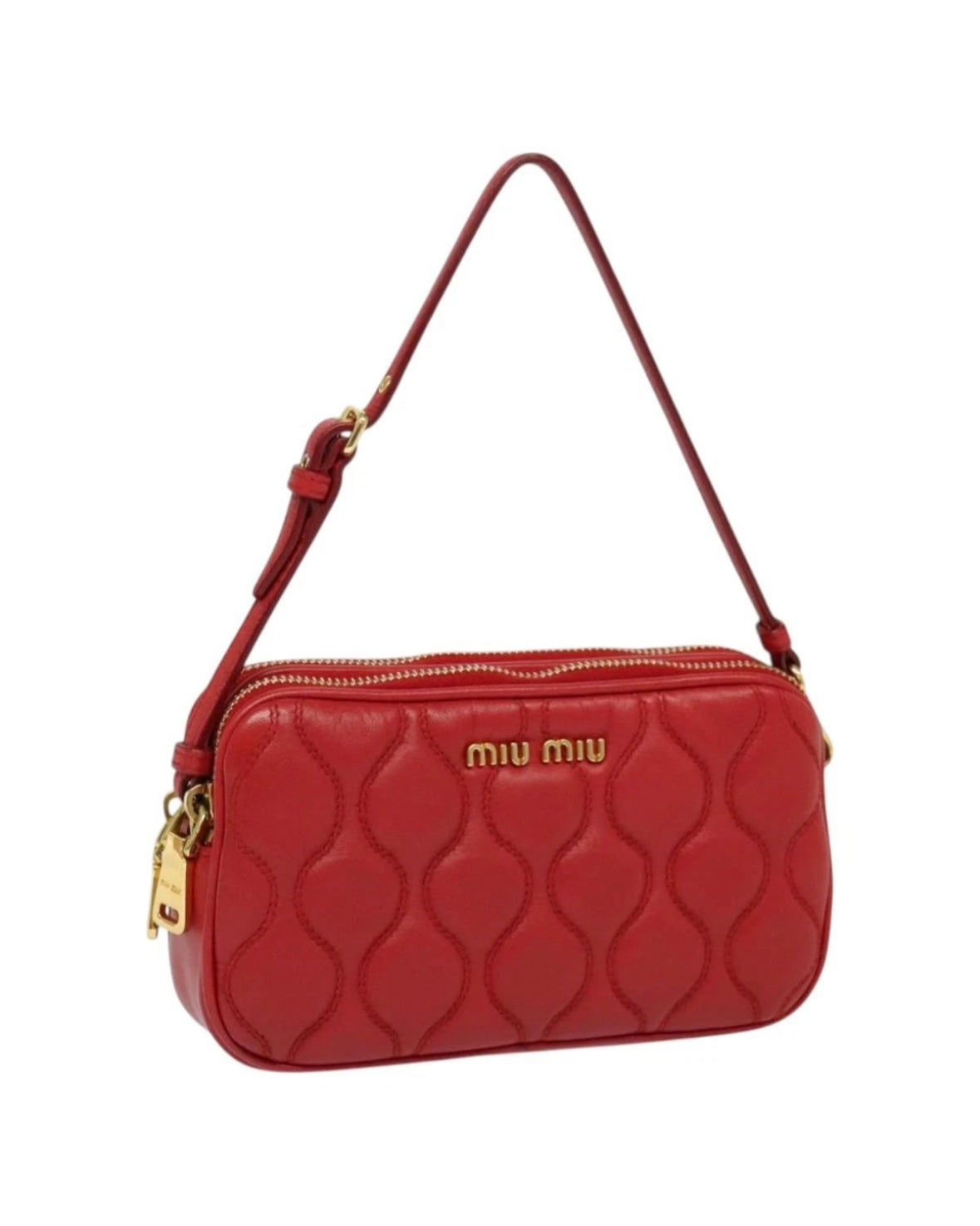 Miu Miu Red Shoulder Bag