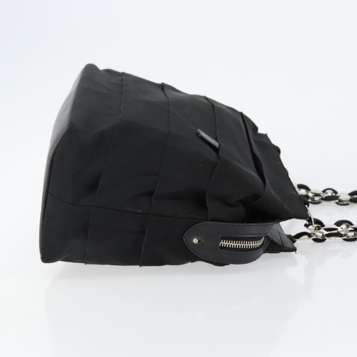 Ferragamo Black Chain Tote