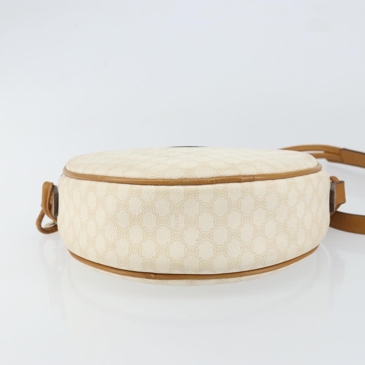 Celine White Macadam Heart Shoulder Bag