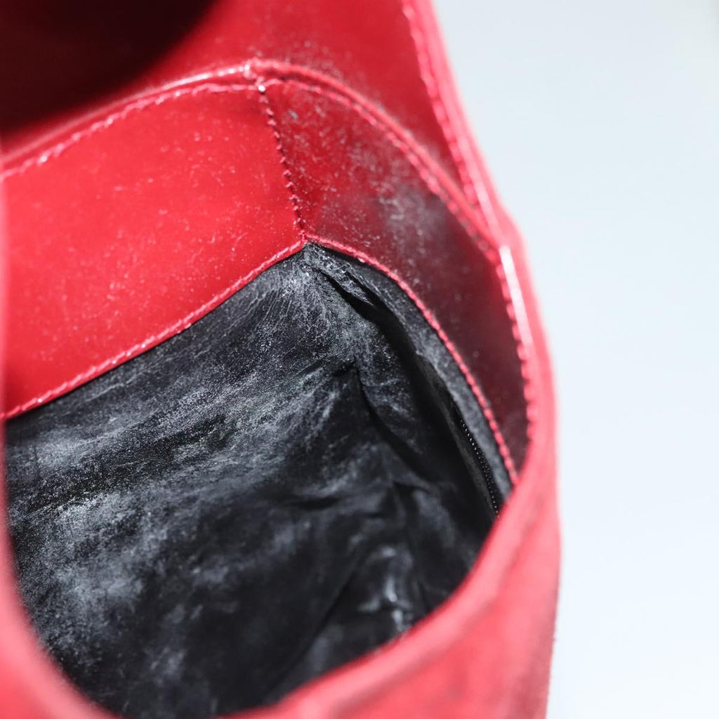 Gucci Tom Ford Red Suede Shoulder Bag