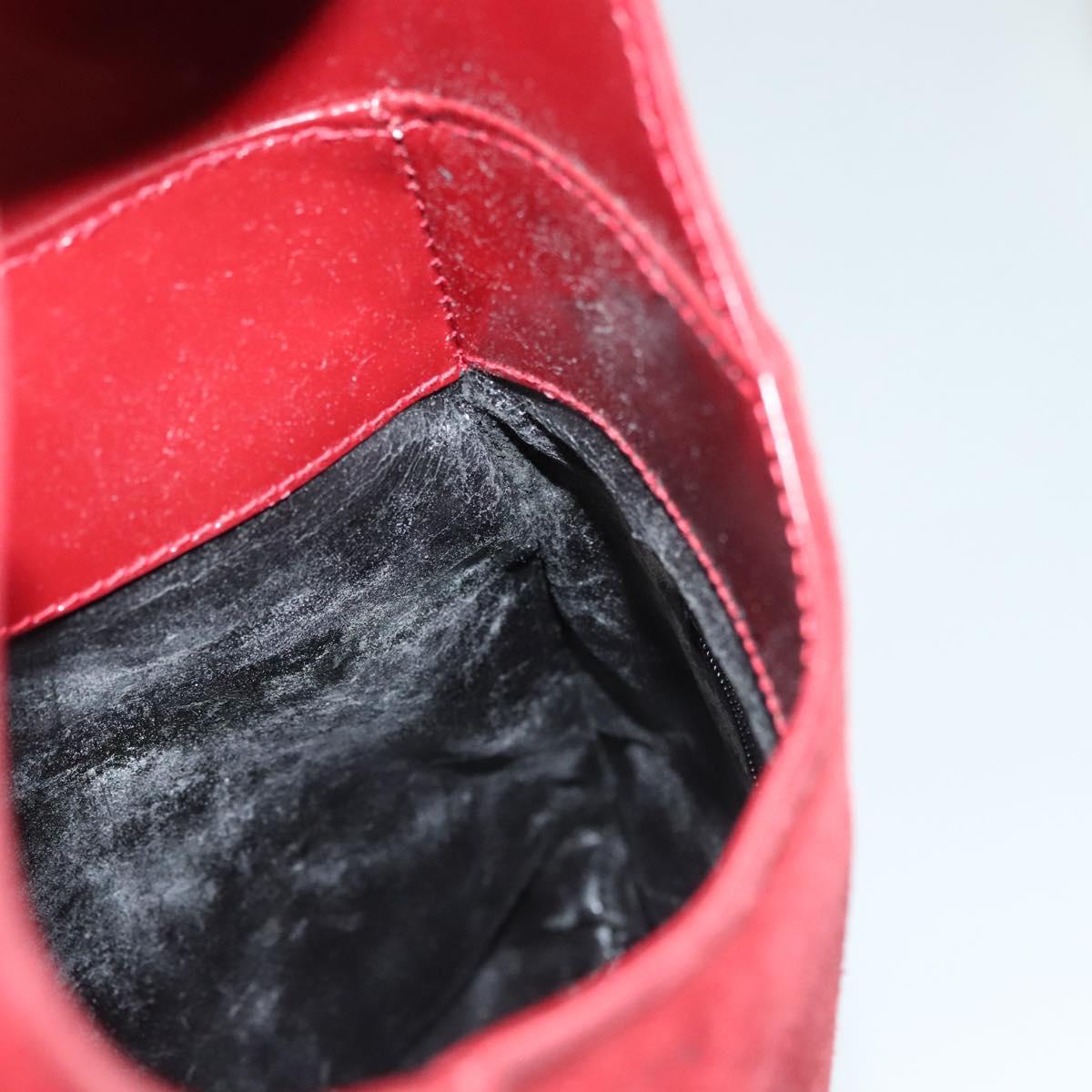 Gucci Tom Ford Red Suede Shoulder Bag