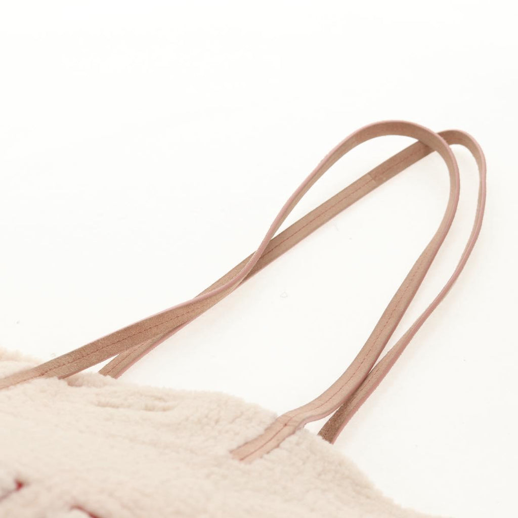 Miu Miu Pink Shearling Tote