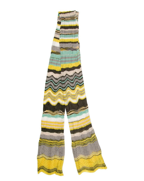 Missoni Yellow and Blue Printed Scarf/Sarong