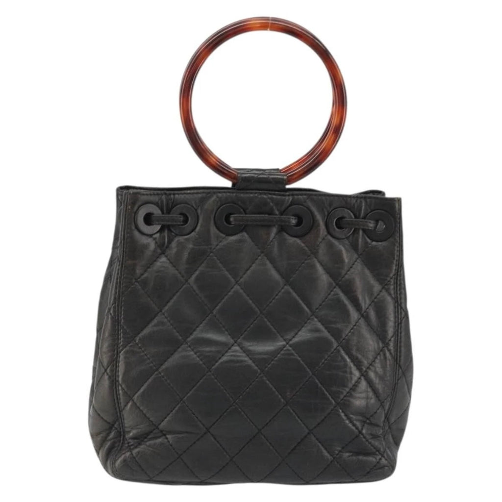 Chanel Black Leather Handbag