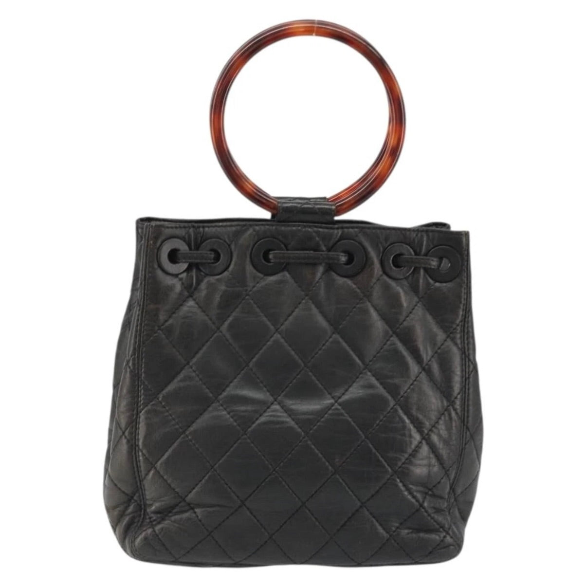Chanel Black Leather Handbag