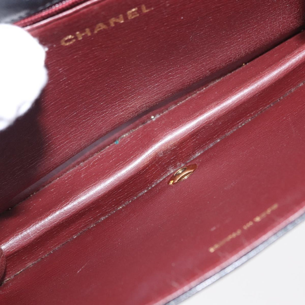 Chanel Black Leather Flap Bag