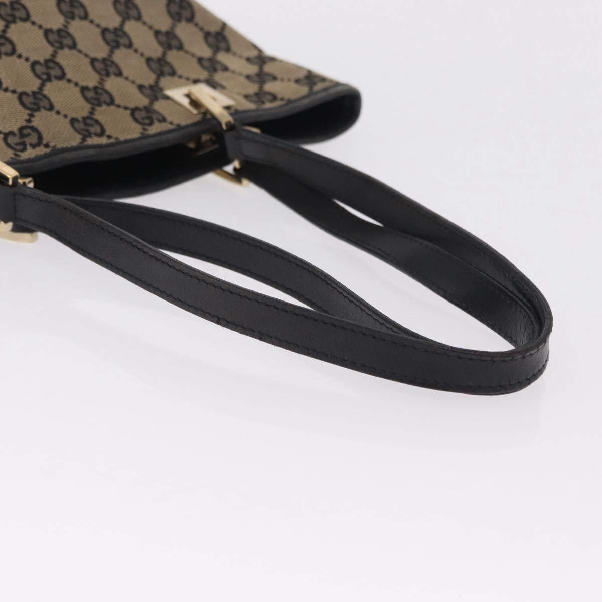 Gucci Tan and Black Monogram Mini Tote