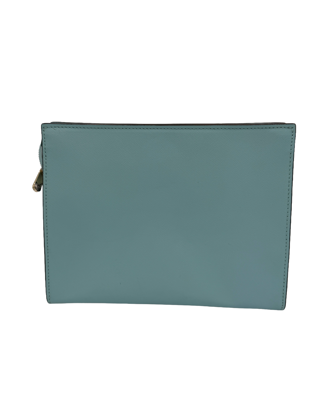 Henri Bendel Light Blue Leather Clutch
