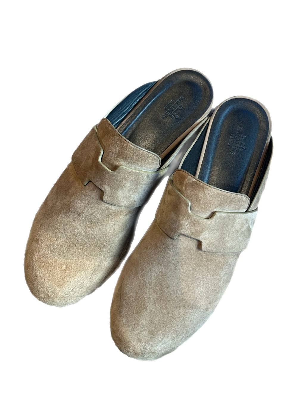 Hermes Suede Mule Clogs