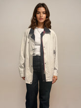 Load image into Gallery viewer, YSL Red and Cream Reversible Bomber
