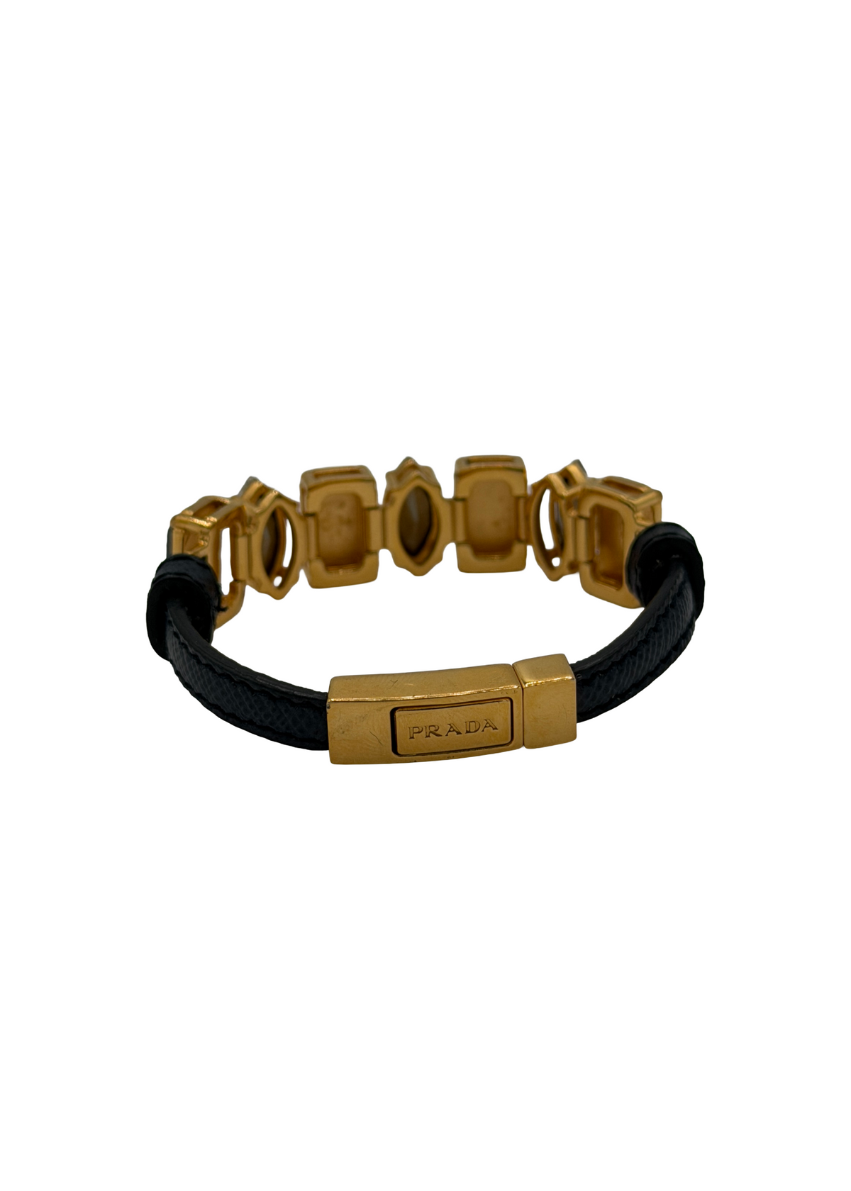 Prada Crystal Navy Bracelet