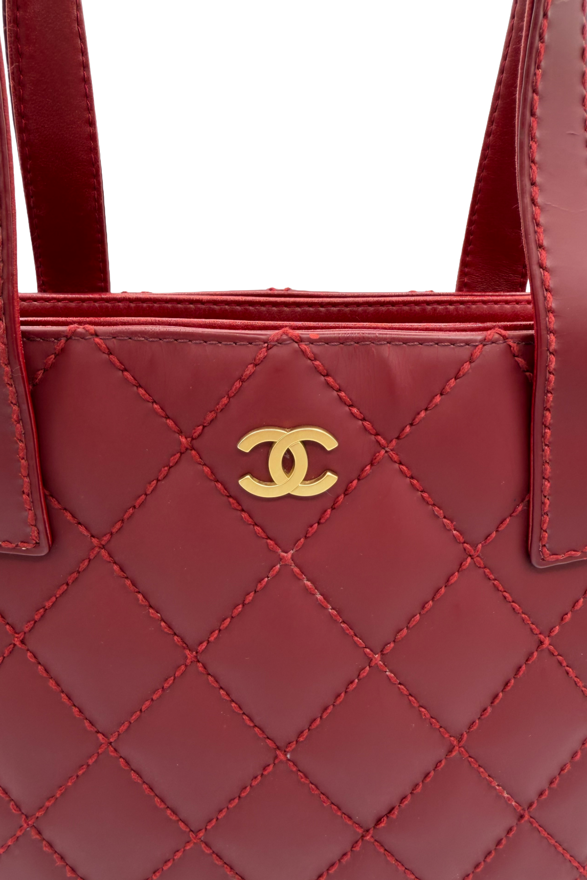 Chanel Burgundy Matte Tote
