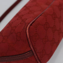 Load image into Gallery viewer, Gucci Red Monogram Boat Pochette
