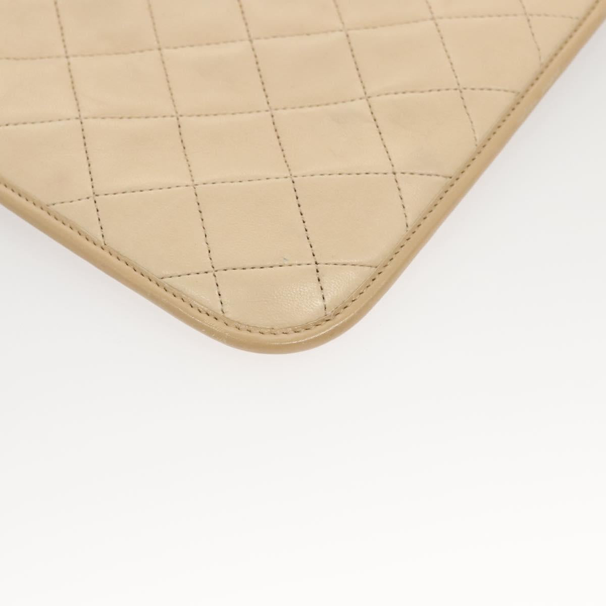 Chanel Quilted Tan Handbag