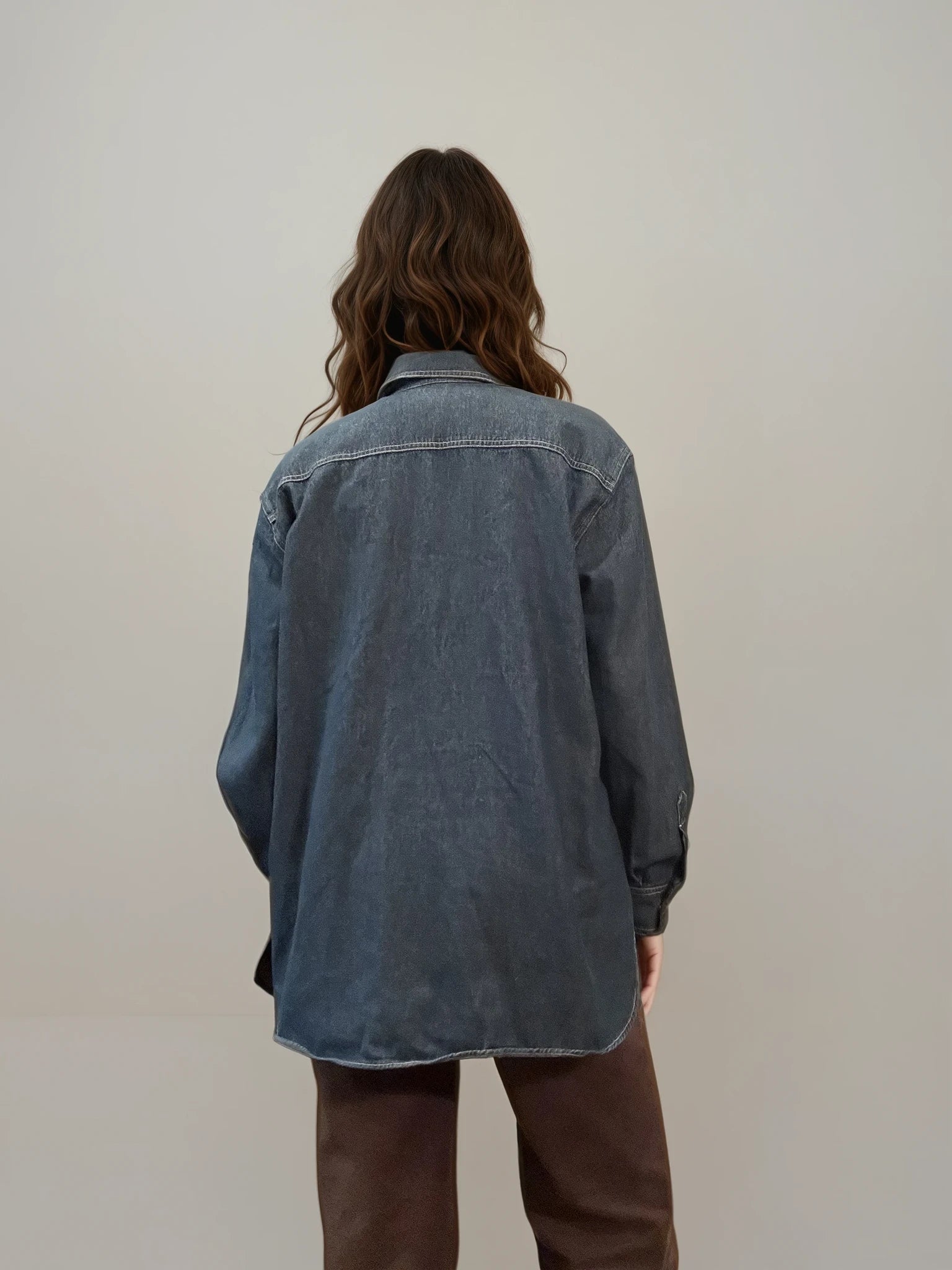 Escada Denim Button Down