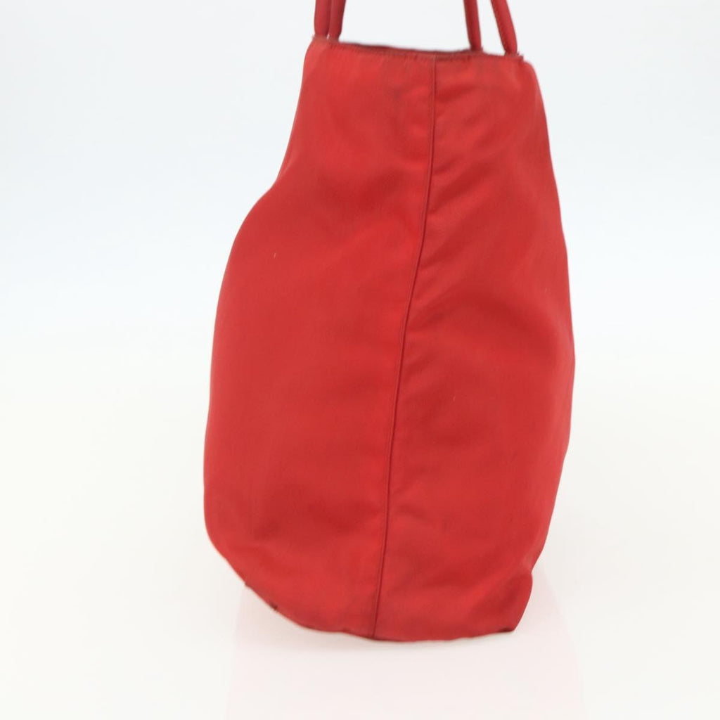 Prada Red Nylon Tote