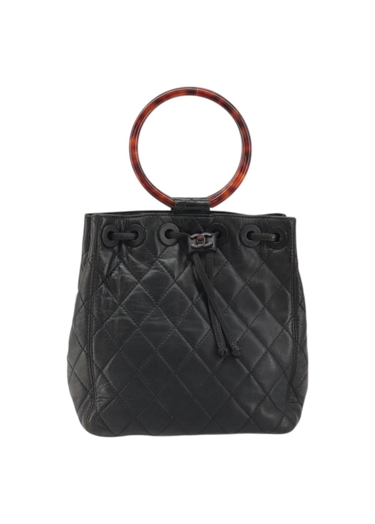 Chanel Black Leather Handbag