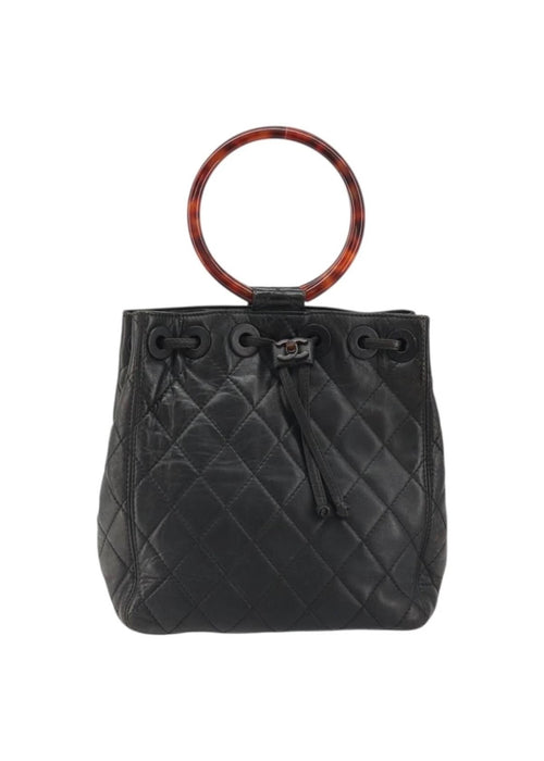 Chanel Black Leather Handbag