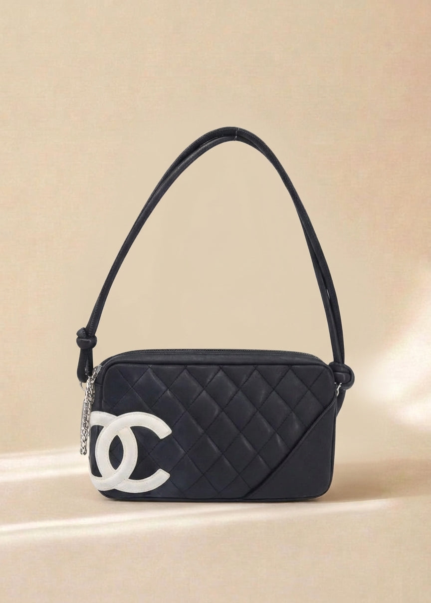 Chanel Black and White Cambon Shoulder Bag cover