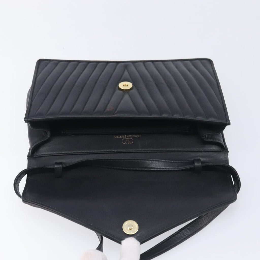 Valentino Black Quilted Leather Shoulder Bag photo 16