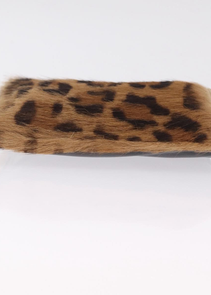 Loewe Leopard Ponyhair Mini Tote side