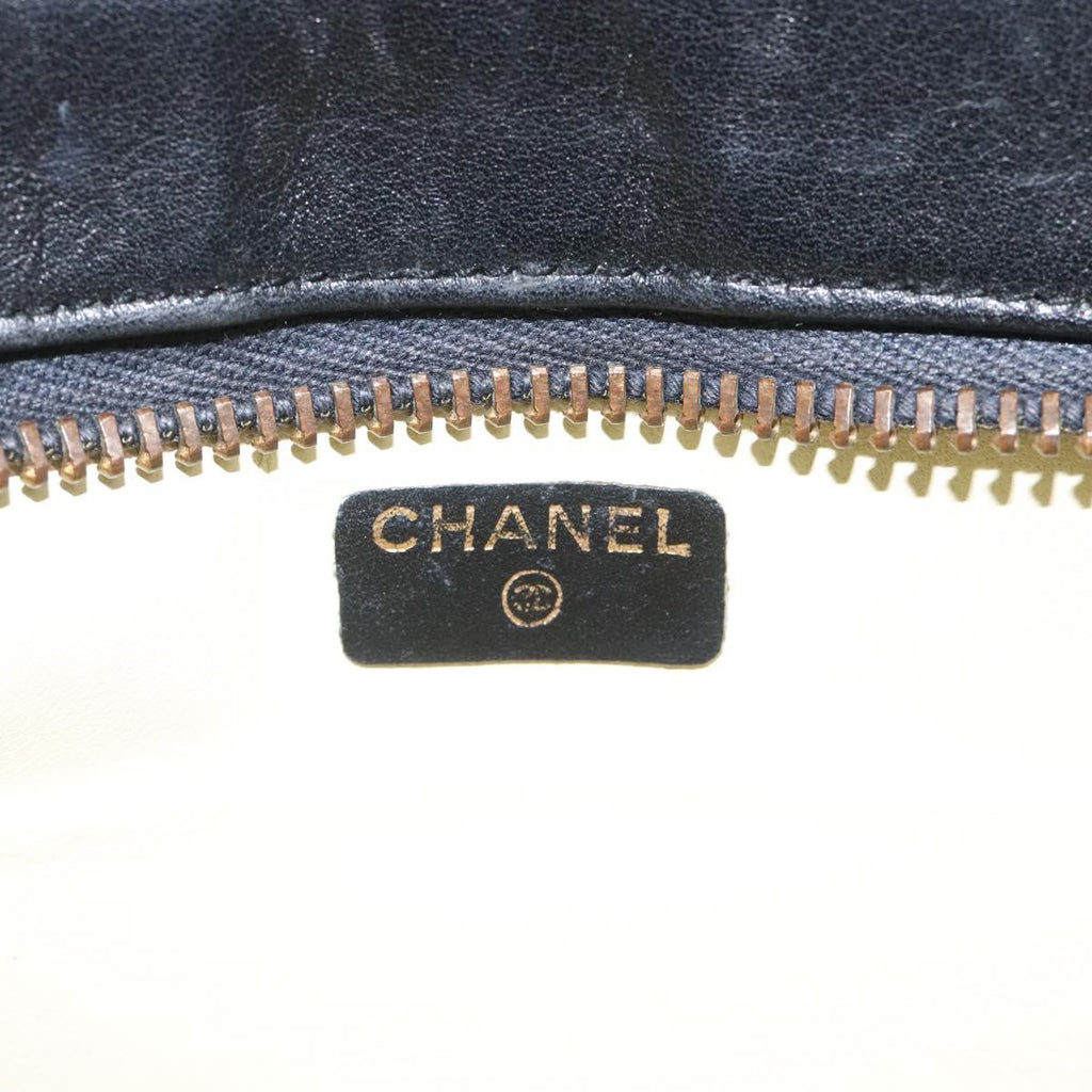 Chanel Black Satin Clutch