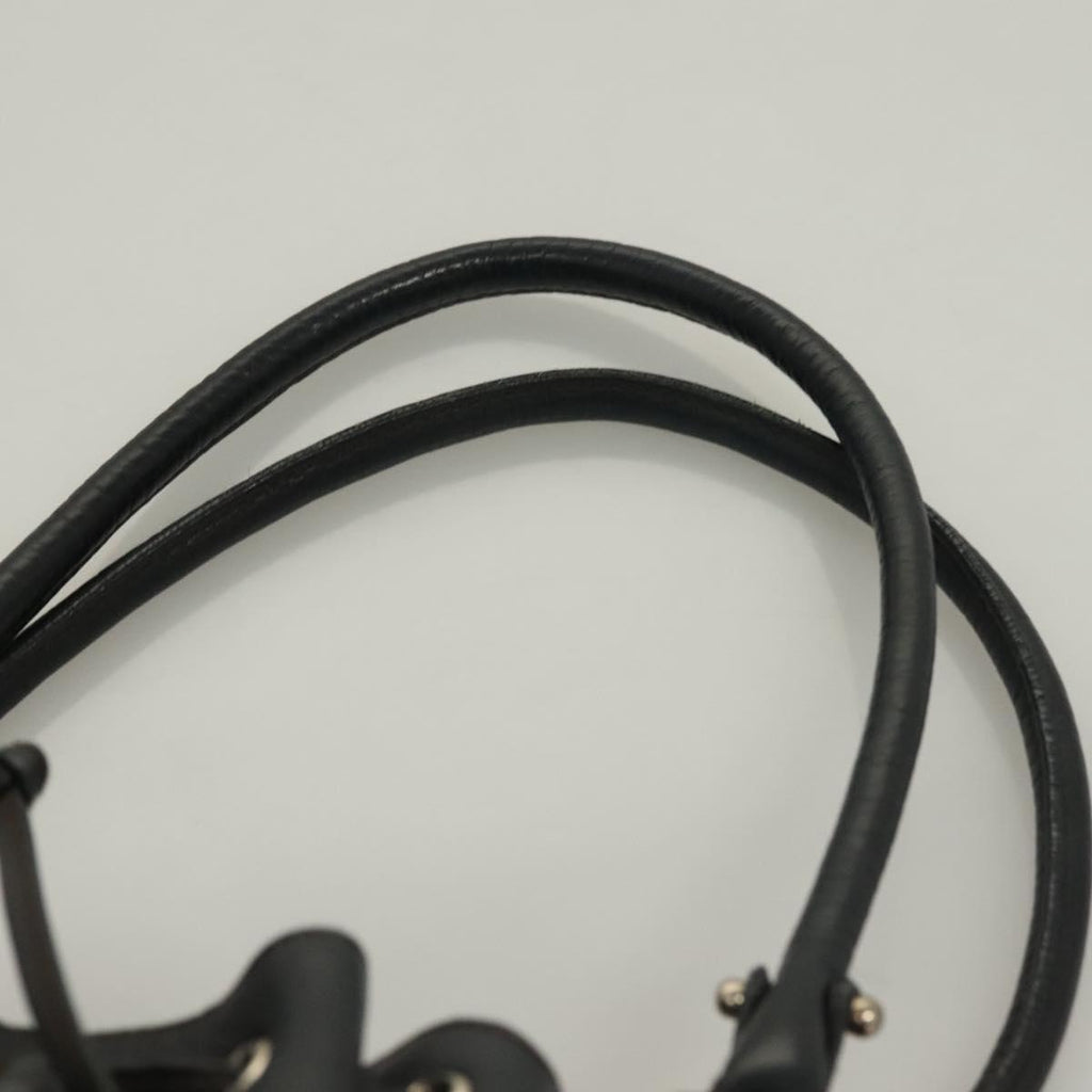 Ferragamo Black Leather Shoulder Bag