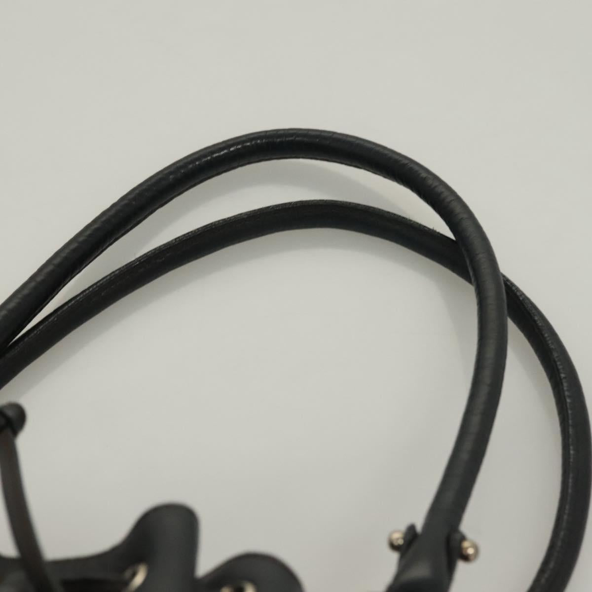 Ferragamo Black Leather Shoulder Bag