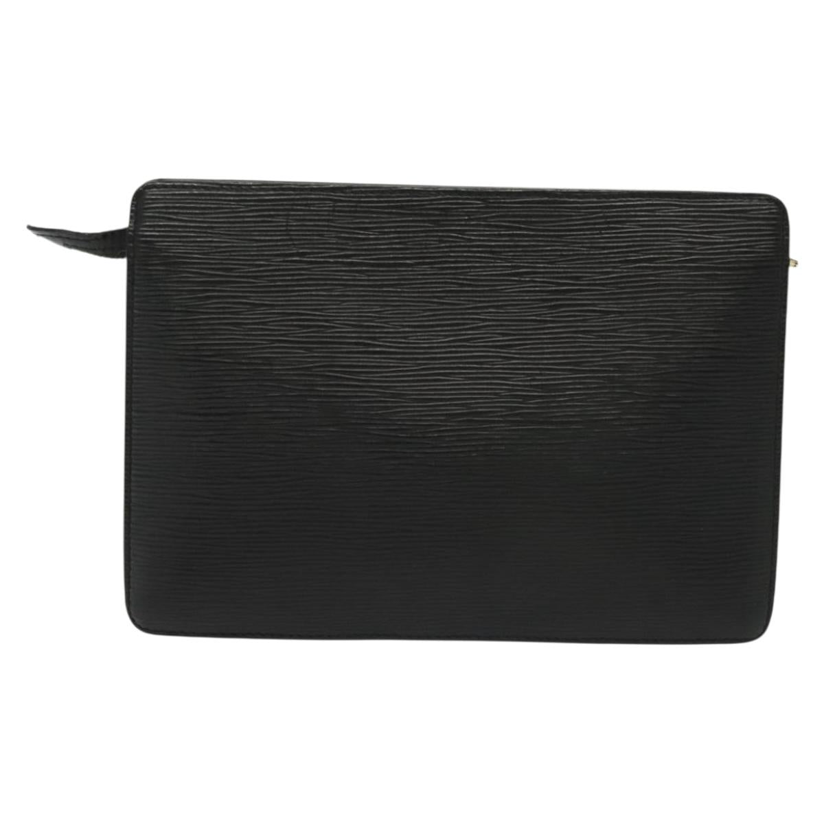 Louis Vuitton Black Epi Clutch