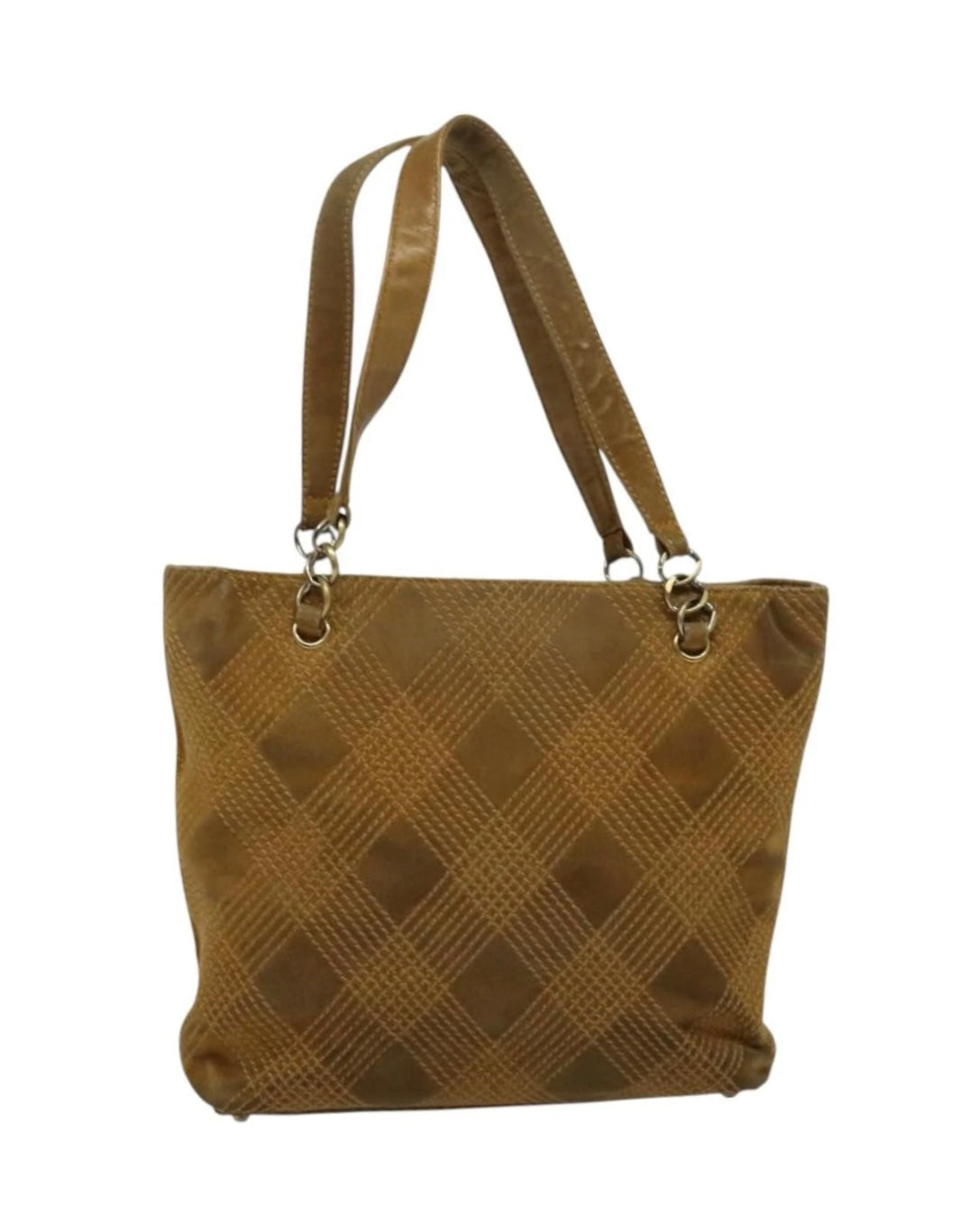 Chanel Tan Suede Tote