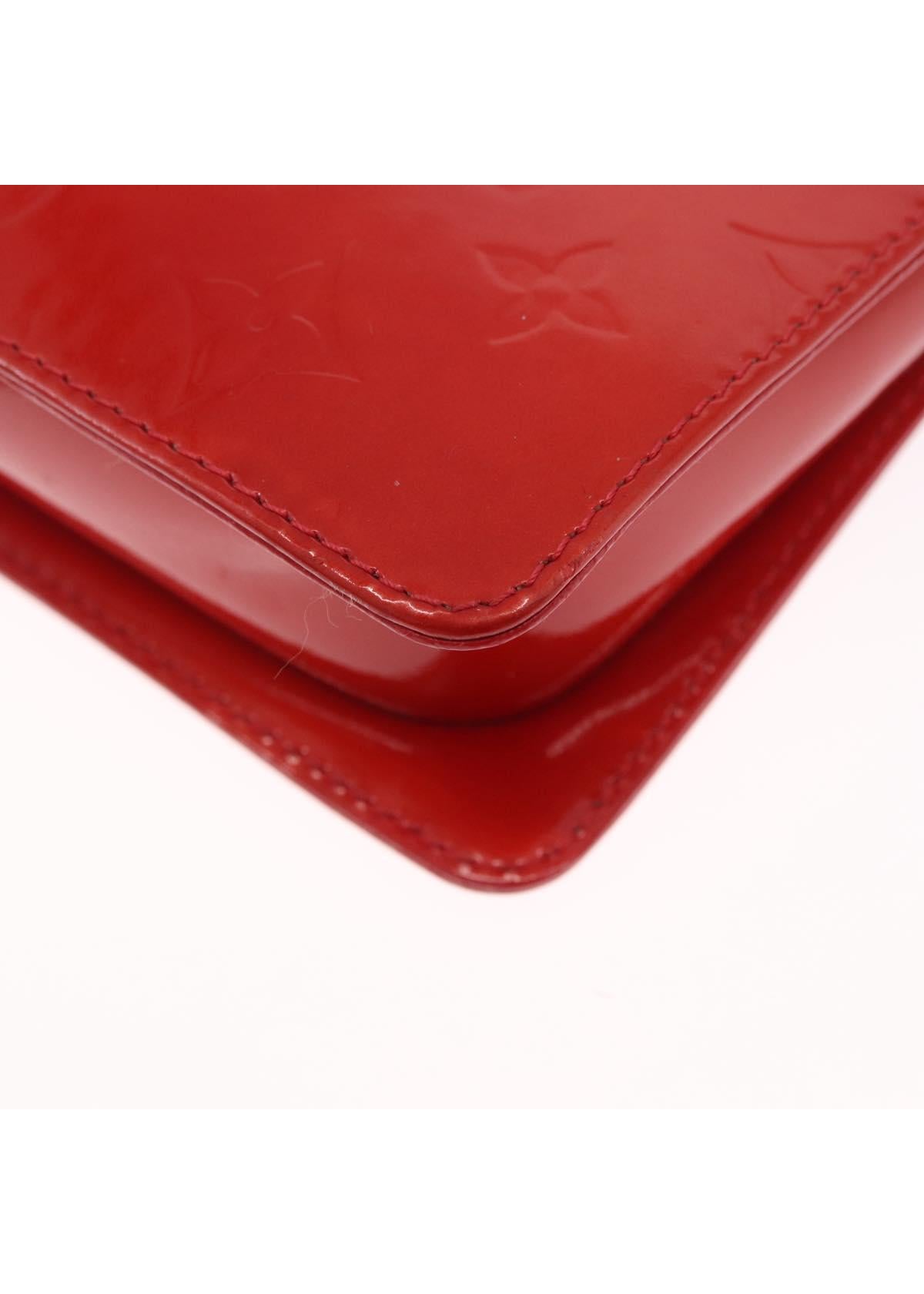 Louis Vuitton Red Vernis Mini Shoulder Bag photo 14
