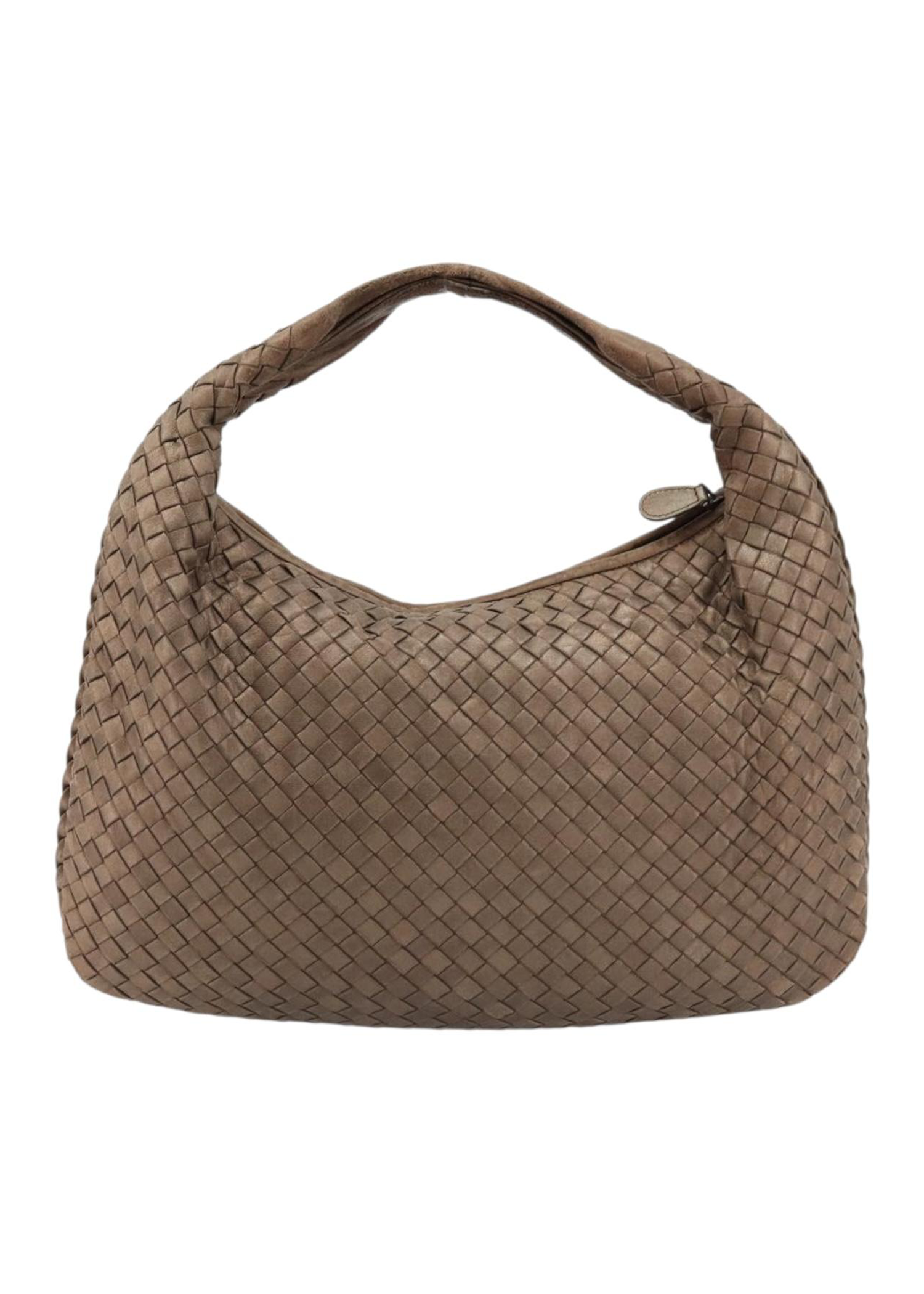 Bottega Veneta Intrecciato Bronze Shoulder Bag