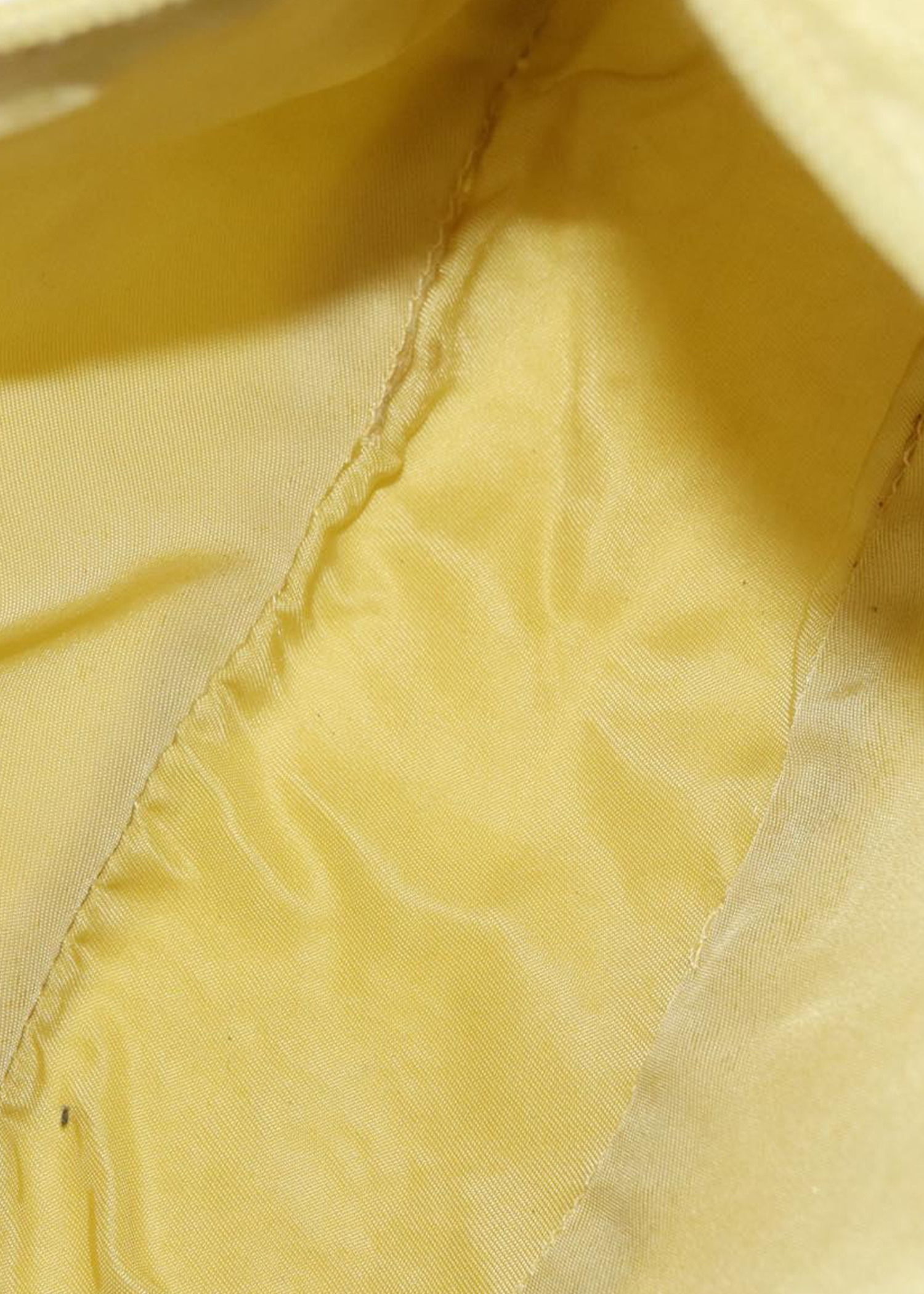 Prada Yellow Nylon Pochette