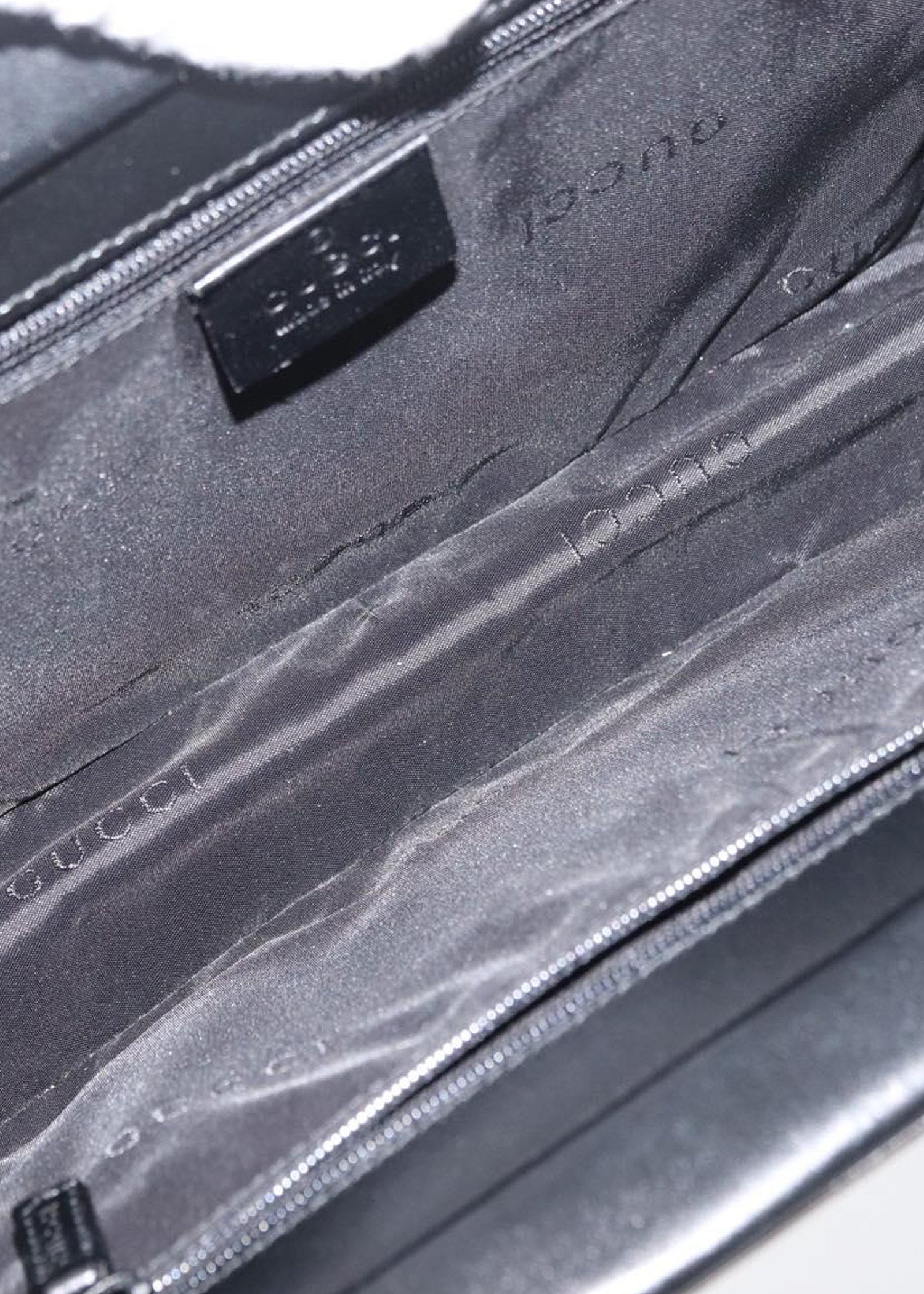 Gucci Black and Silver Handbag