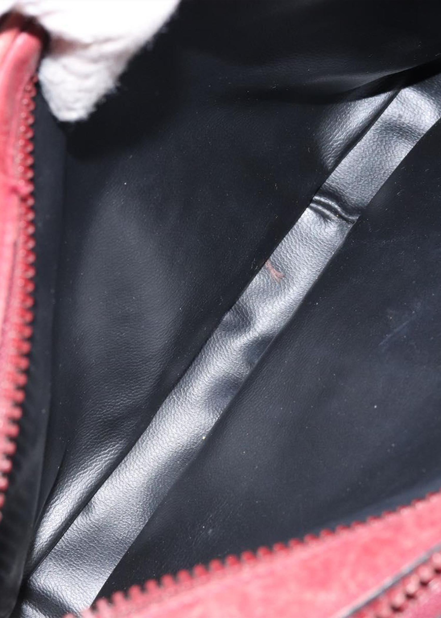 Celine Red Suede Crossbody