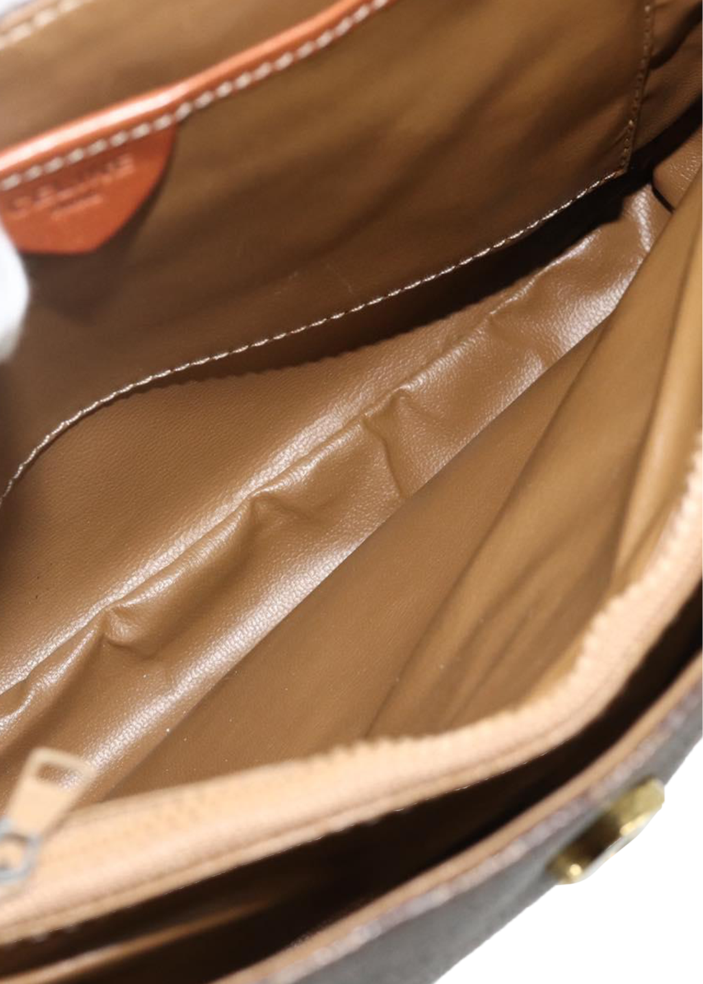 Celine Monogram Brown Shoulder Bag