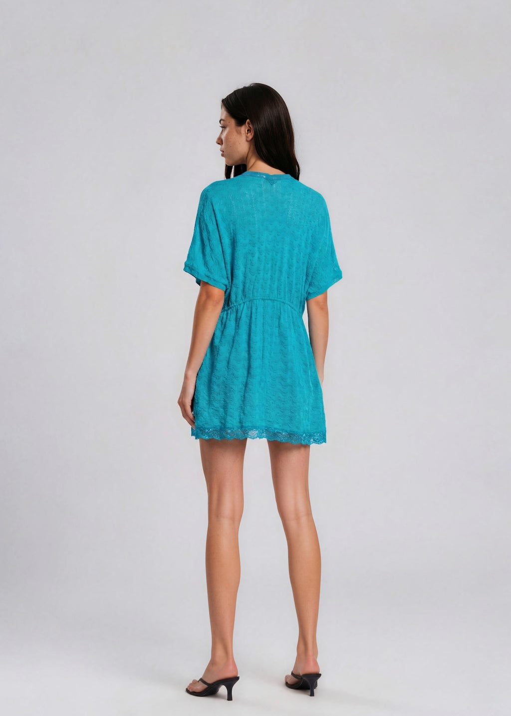 Missoni Blue Tie Mini Dress