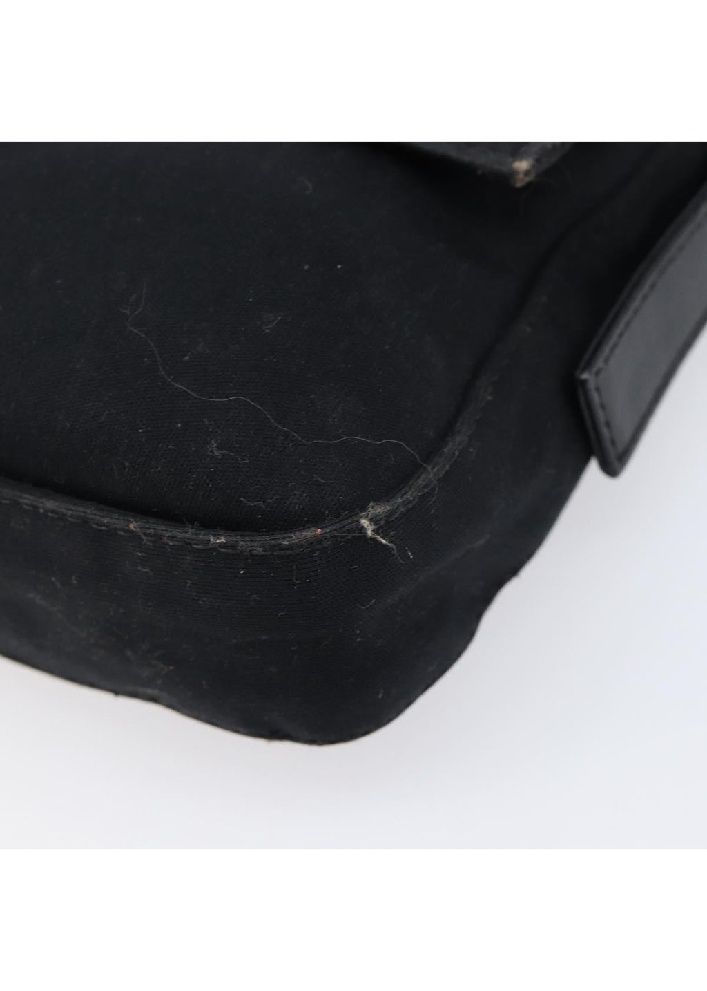 Fendi Black Jersey Mamma Baguette corner