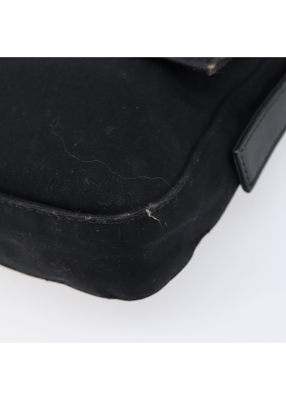 Fendi Black Jersey Mamma Baguette corner