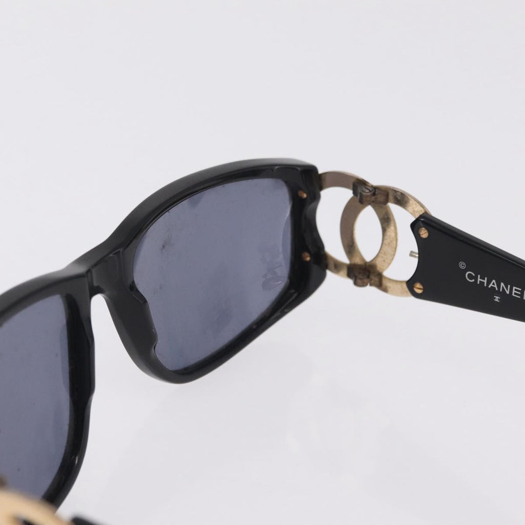 Chanel Black CC Logo Sunglasses side