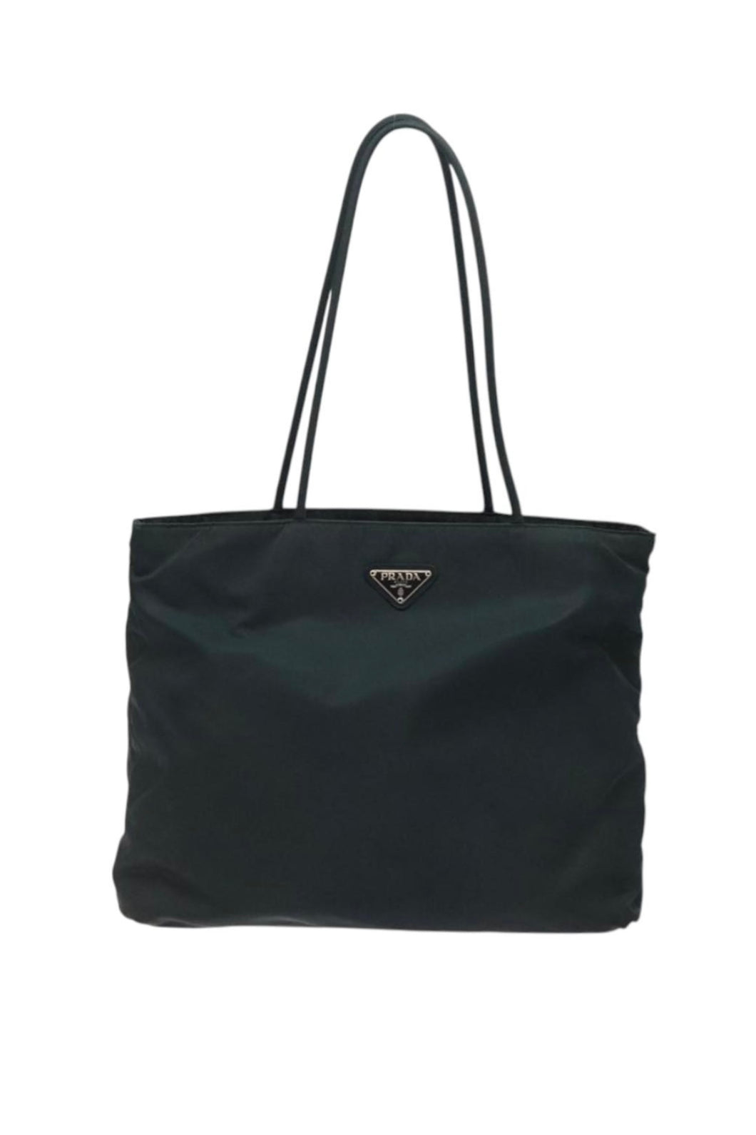 Prada Hunter Green Nylon Tote