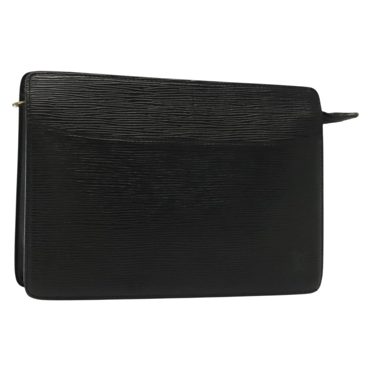 Louis Vuitton Black Epi Clutch