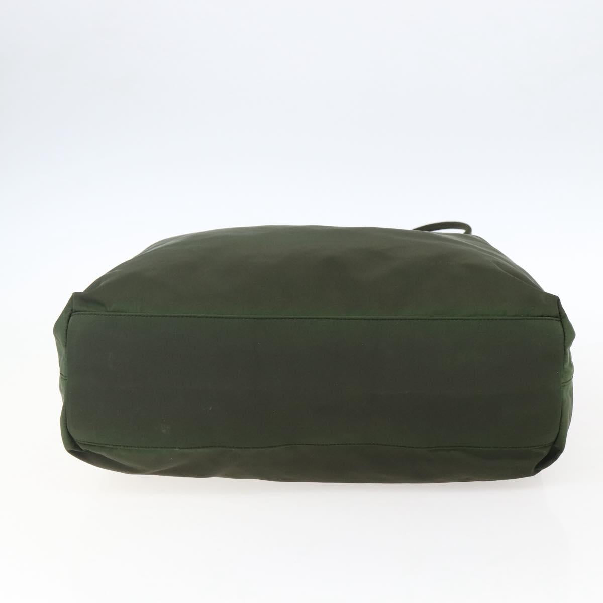 Prada Green Nylon Tote