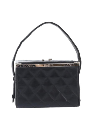 Chanel Black Quilted Box Bag