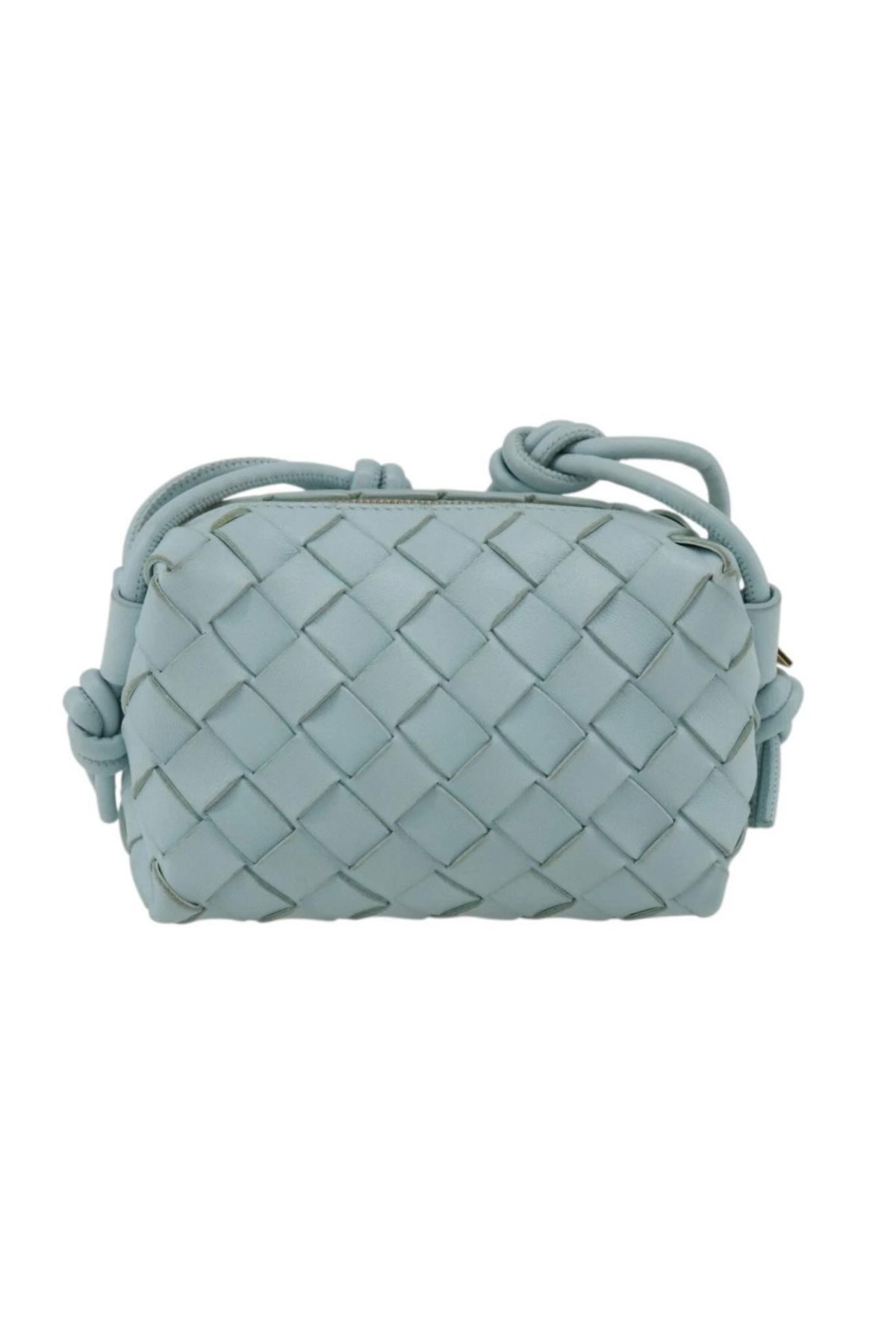 Bottega Veneta Blue Mini Crossbody Bag